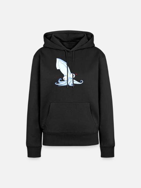 Octopus - Frauen Premium Bio Hoodie - Schwarz