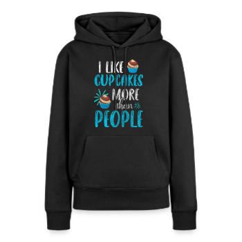 Konditorei Bäcker Backen Süßigkeiten - Frauen Premium Bio Hoodie - Schwarz - Vorne - Julia (174cm)