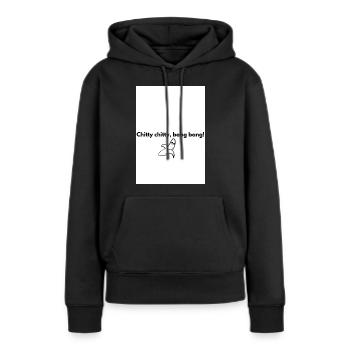 Chitty Chitty Bang Bang - Frauen Premium Bio Hoodie - Schwarz - Vorne - Julia (174cm)