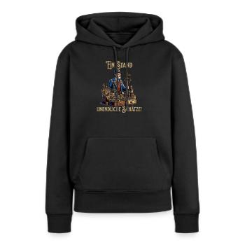 Flea Market, Junk Sellers, Antique Dealers - Women’s Premium Organic Hoodie - black - Front - Julia (174cm)