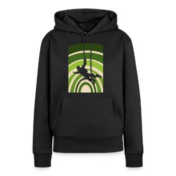 Parachuting Skydive Base Jumping - Frauen Premium Bio Hoodie - Schwarz - Vorne - Julia (174cm)