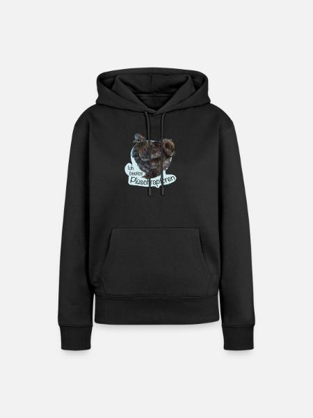 Die Plüschraptoren - Frauen Premium Bio Hoodie - Schwarz