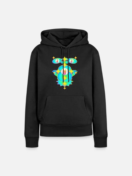Star Miles Version 2 - Frauen Premium Bio Hoodie - Schwarz