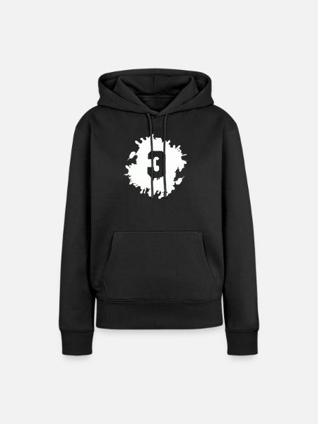 3 klecks - Frauen Premium Bio Hoodie - Schwarz