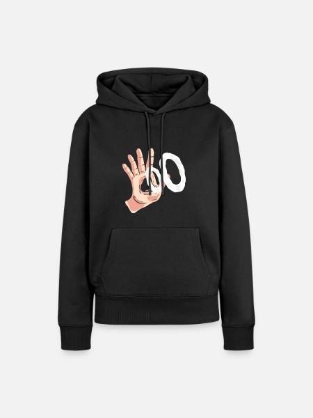 Vaping Hand Nikotinabhängig Geschenk - Frauen Premium Bio Hoodie - Schwarz