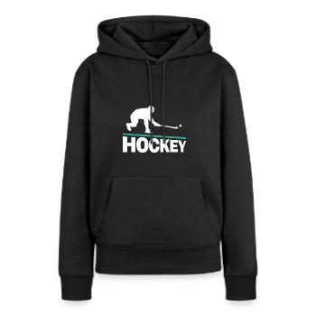 Field hockey Field hockey players - Women’s Premium Organic Hoodie - black - Front - Julia (174cm)