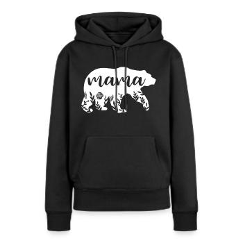 Mama Bear - Women’s Premium Organic Hoodie - black - Front - Julia (174cm)