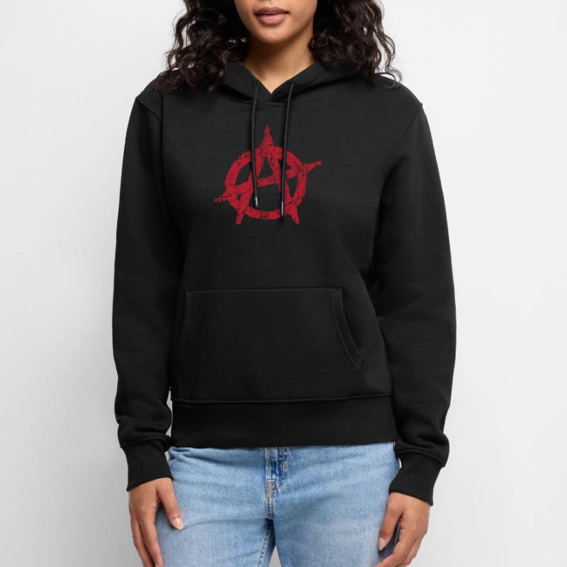 Anarchy symbol Anarchy anarchy anarchy anarchy Women’s Premium Organic Hoodie