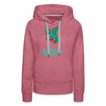 Hat jemand meinen Speck gesehen? - Frauen Premium Bio Hoodie - Malve - Vorne - Isabella (175cm)