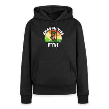 Films Déclaration Films Streaming Théâtre Cinéma DVD - Sweat à capuche Premium bio Femme - noir - Devant - Julia (174cm)