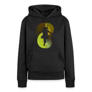 Pirate Pirate Flag Pirate Ship - Women’s Premium Organic Hoodie - black - Front - Julia (174cm)