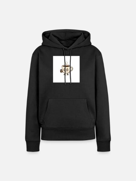 Ich bin müde - Frauen Premium Bio Hoodie - Schwarz