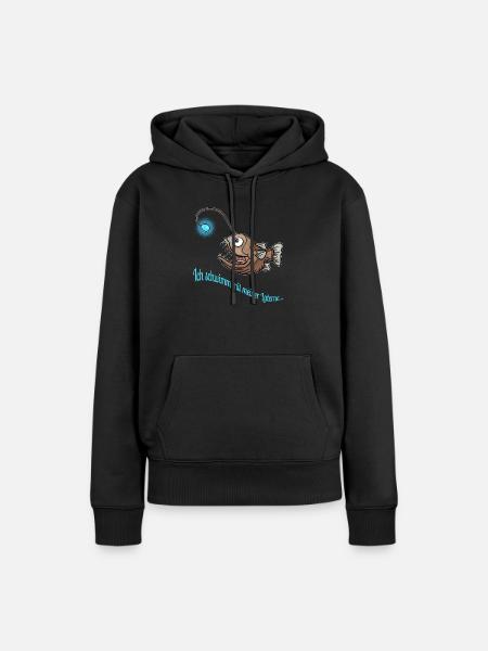 Anglerfisch - Frauen Premium Bio Hoodie - Schwarz