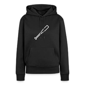 Baseball Baseball Bat Gift Idea Bat - Women’s Premium Organic Hoodie - black - Front - Julia (174cm)