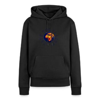 Save the planet - Women’s Premium Organic Hoodie - black - Front - Julia (174cm)