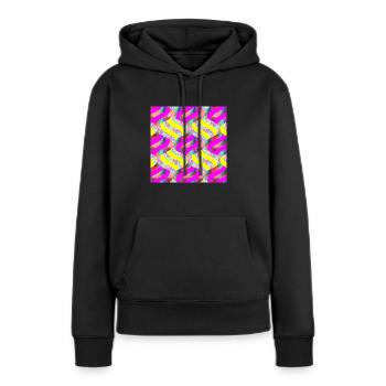 Endlos - Frauen Premium Bio Hoodie - Schwarz - Vorne - Julia (174cm)