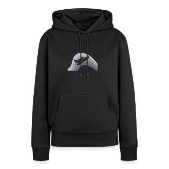 Navette spatiale Spaceship Spacecraft - Sweat à capuche Premium bio Femme - noir - Devant - Julia (174cm)