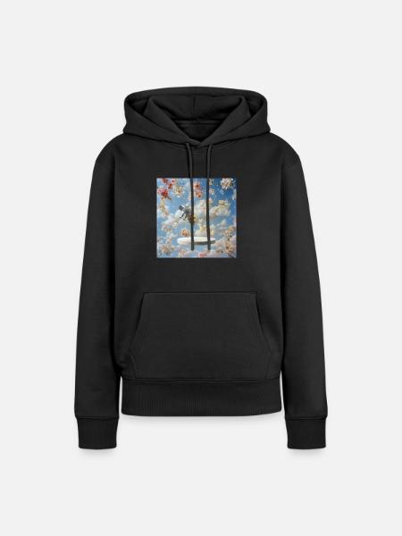 Natur pure - Frauen Premium Bio Hoodie - Schwarz