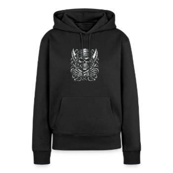 Das Ableben der Seefahrer - Frauen Premium Bio Hoodie - Schwarz - Vorne - Julia (174cm)