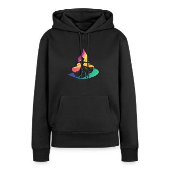 Dance Sport Dance Couple Dance Monster - Women’s Premium Organic Hoodie - black - Front - Julia (174cm)