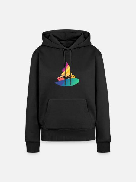 Schwimmen Schnorcheln Scuba - Frauen Premium Bio Hoodie - Schwarz
