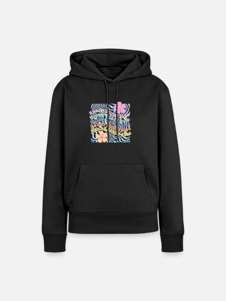 Egg-Stra Spezial - Frauen Premium Bio Hoodie - Schwarz