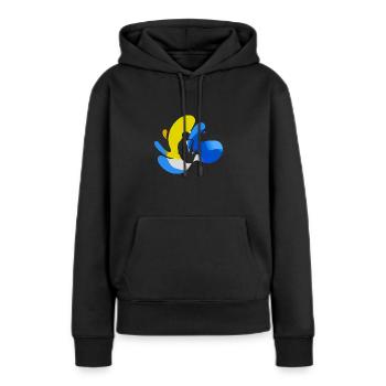 Saxophonist Wind Instrument Jazz - Women’s Premium Organic Hoodie - black - Front - Julia (174cm)