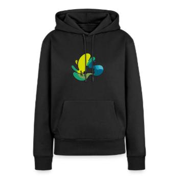 Instrument Orchester Sinfonie - Frauen Premium Bio Hoodie - Schwarz - Vorne - Julia (174cm)