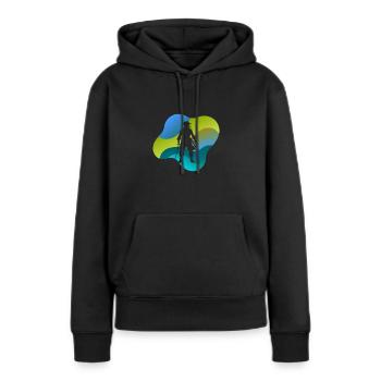 Pirat Piratenschiff - Frauen Premium Bio Hoodie - Schwarz - Vorne - Julia (174cm)