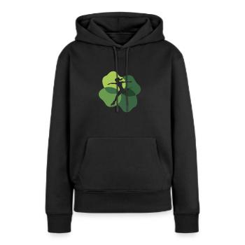 skating performance running - Women’s Premium Organic Hoodie - black - Front - Julia (174cm)
