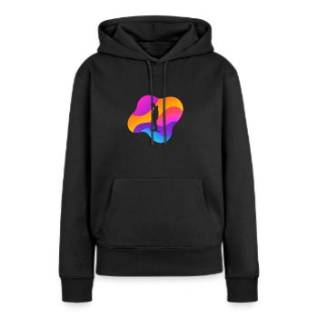 Skating Skate Kickflip - Sweat à capuche Premium bio Femme - noir - Devant - Julia (174cm)