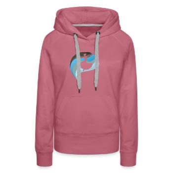 Dance Sport Modern Dance Class - Women’s Premium Organic Hoodie - mauve - Front - Isabella (175cm)
