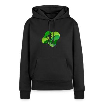 Robotics Tech - Women’s Premium Organic Hoodie - black - Front - Julia (174cm)