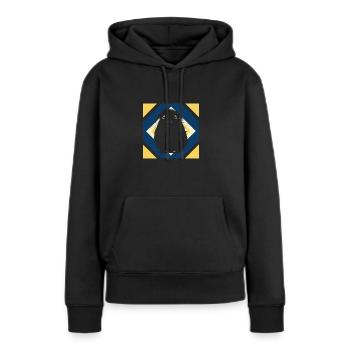 Meerschweinchen Verhalten Haustier - Frauen Premium Bio Hoodie - Schwarz - Vorne - Julia (174cm)