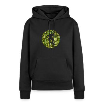 Longboard Boarder Skate - Sweat à capuche Premium bio Femme - noir - Devant - Julia (174cm)