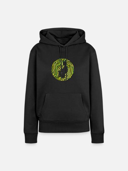 Blaasinstrument Saxofoon Saxofonist - Vrouwen Premium Bio hoodie - zwart