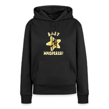 Babysitter - Frauen Premium Bio Hoodie - Schwarz - Vorne - Julia (174cm)