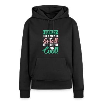Insekten - Frauen Premium Bio Hoodie - Schwarz - Vorne - Julia (174cm)