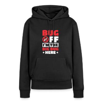 Insekten - Frauen Premium Bio Hoodie - Schwarz - Vorne - Julia (174cm)