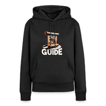 Mittelalter Markt - Frauen Premium Bio Hoodie - Schwarz - Vorne - Julia (174cm)