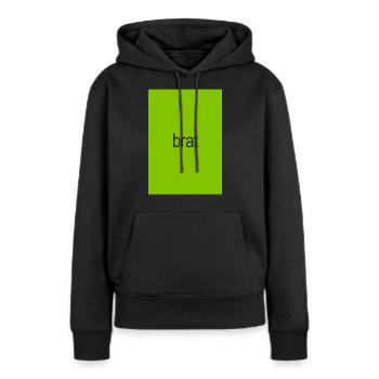 Gör - Frauen Premium Bio Hoodie - Schwarz - Vorne - Julia (174cm)