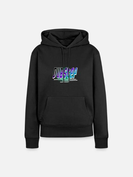 Dubstep - Frauen Premium Bio Hoodie - Schwarz