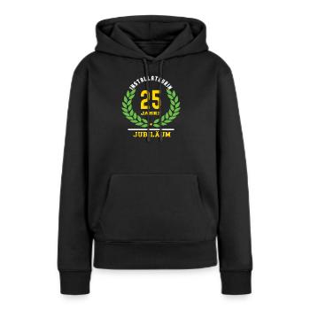 Installateurin Jubiläum 25 Jahre 25 jähriges Jubi - Frauen Premium Bio Hoodie - Schwarz - Vorne - Julia (174cm)
