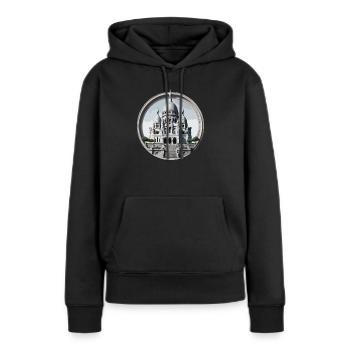 Basilique du Sacré Cœur - Frauen Premium Bio Hoodie - Schwarz - Vorne - Julia (174cm)