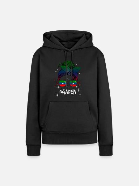 Ogaden - Frauen Premium Bio Hoodie - Schwarz