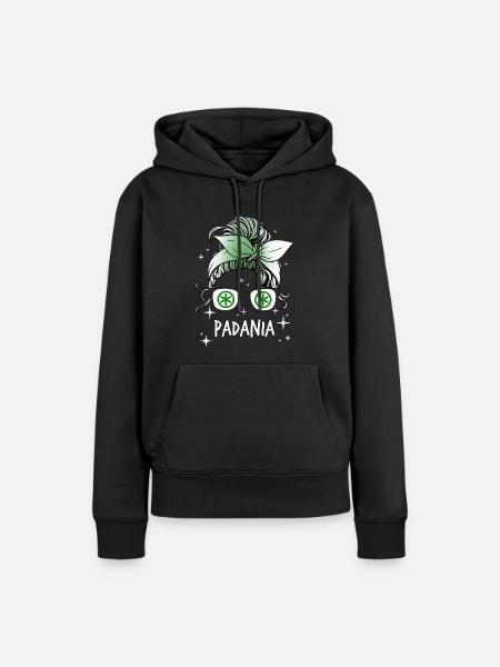 Padanien - Frauen Premium Bio Hoodie - Schwarz