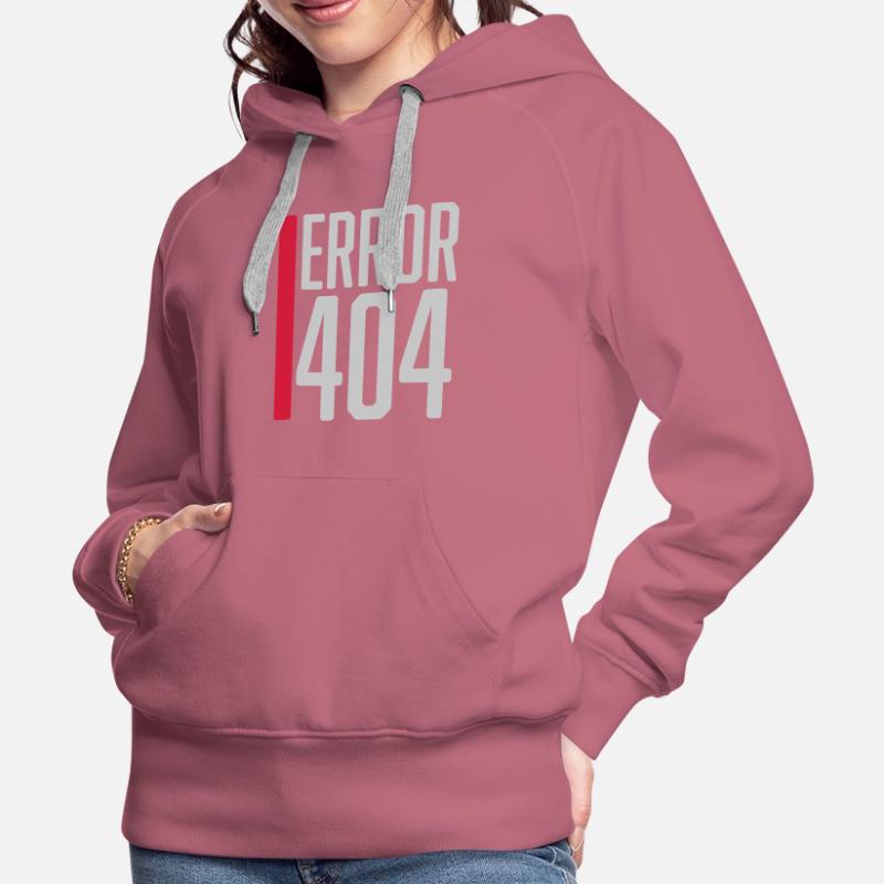 Fehler Code Error 404 Frauen Premium Bio Hoodie