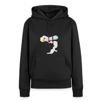 Cruise missile pop art - Women’s Premium Organic Hoodie - black - Front - Julia (174cm)