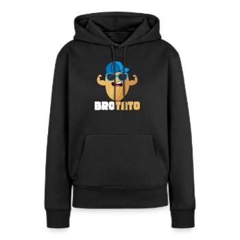 Brotato Vegetable Potato - Frauen Premium Bio Hoodie - Schwarz - Vorne - Julia (174cm)