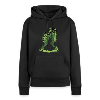 Witch Cauldron Spell - Women’s Premium Organic Hoodie - black - Front - Julia (174cm)